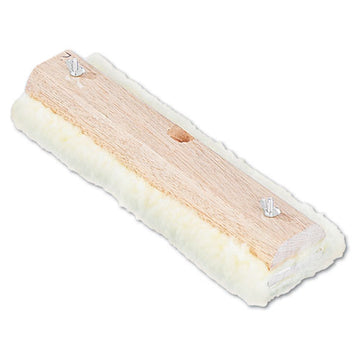 Boardwalk® Mop Head, Finish Applicator, Lambswool, 18-inch, White freeshipping - TVN Wholesale